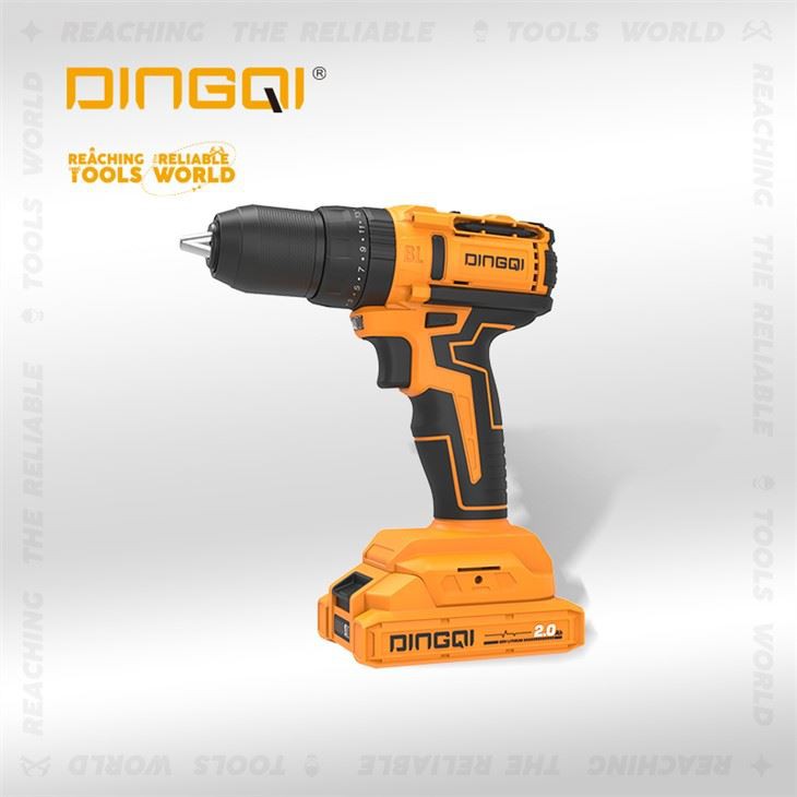 21V 2000Mah Cordless Brushless Impact Drill