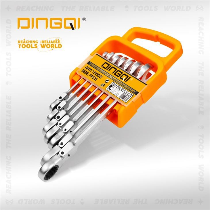 Adjustable Spanner Flexible Ratchet Wrench Set