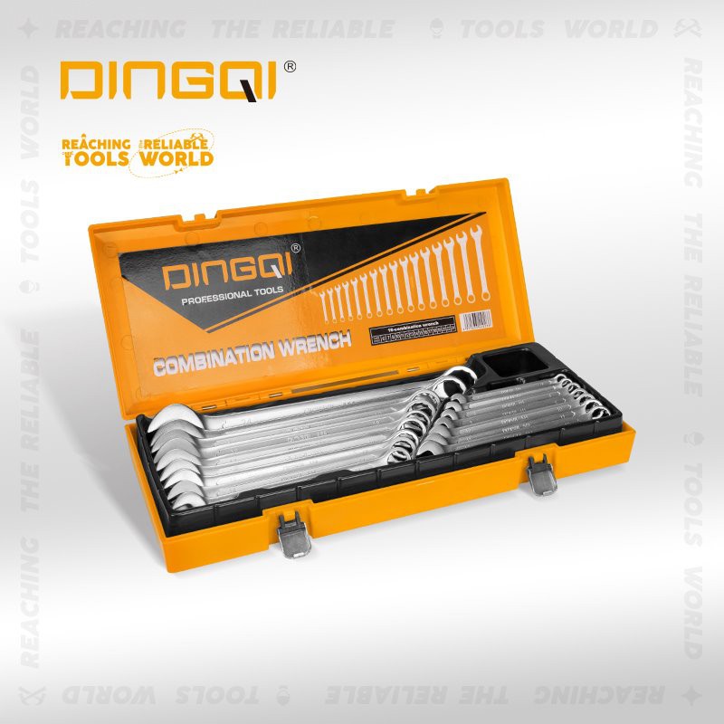 Combination 16pcs Hand Wrench Set Case