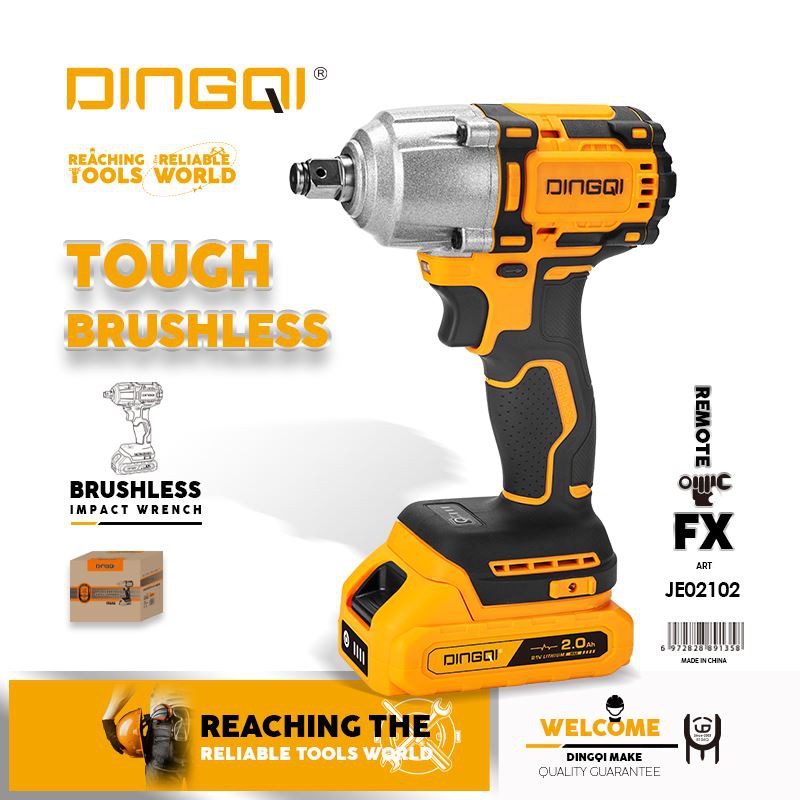 21V Cordless Brushless Impact Wrench